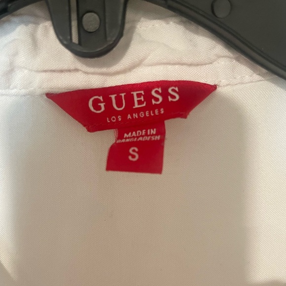Guess Ivory Button-Down Women's Shirt - Picture 4 of 5